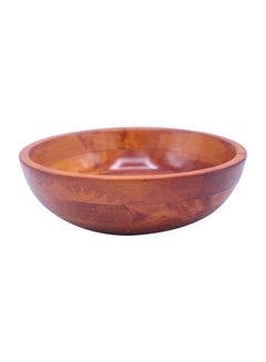 Bin-Shihoun-Abomar Wooden Yogurt Round Mini Bowl Brown 20x7centimeter 