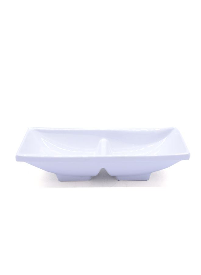 Bin-Shihoun-Abomar Melamine Divided Nut Plate White 22x10x5cm - Image 3