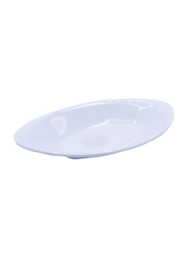 بن شيهون أبوعمر طبق للسلطة من الميلامين أبيض 19x10x3سم - Image 1