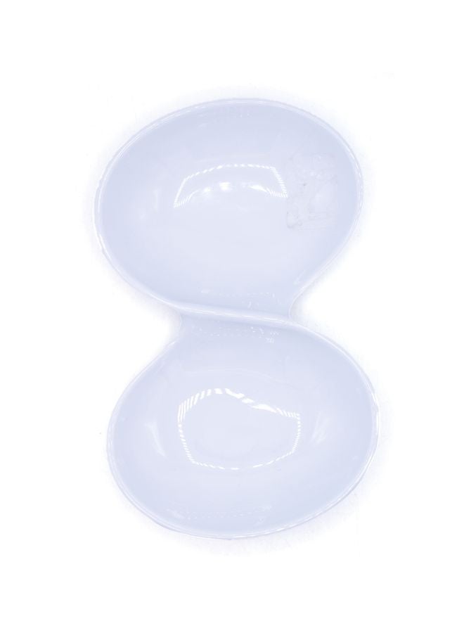 Bin-Shihoun-Abomar Melamine Nuts Shaped Serveware White 22x13x3cm - Image 2