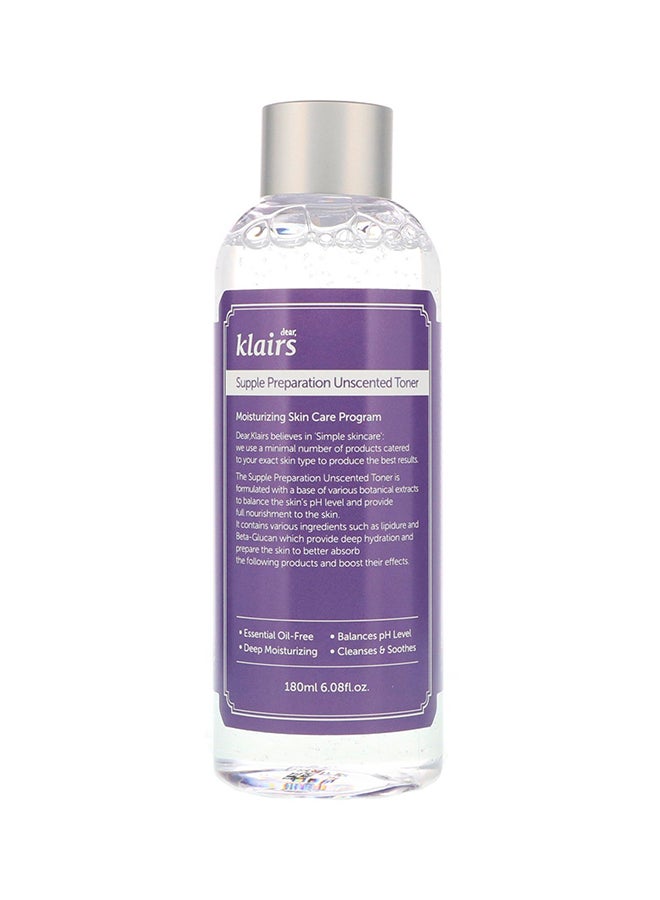 Klairs Supple Preparation Unscented Toner 180ml 