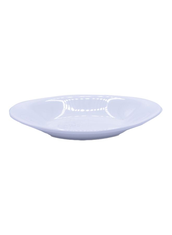 بن شيهون أبوعمر طبق بيضاوي للسلطة أبيض - Image 1