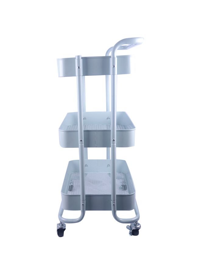 بن شيهون أبوعمر رف تخزين الخضراوات مزود بـ 3 رفوف وعجلات أزرق فاتح 72x40x28Ø³Ù†ØªÙŠÙ…ØªØ± - Image 3