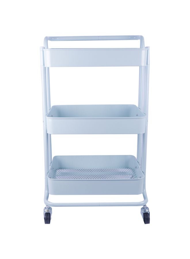 بن شيهون أبوعمر رف تخزين الخضراوات مزود بـ 3 رفوف وعجلات أزرق فاتح 72x40x28Ø³Ù†ØªÙŠÙ…ØªØ± - Image 1