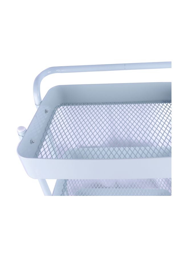 بن شيهون أبوعمر رف تخزين الخضراوات مزود بـ 3 رفوف وعجلات أزرق فاتح 72x40x28Ø³Ù†ØªÙŠÙ…ØªØ± - Image 4