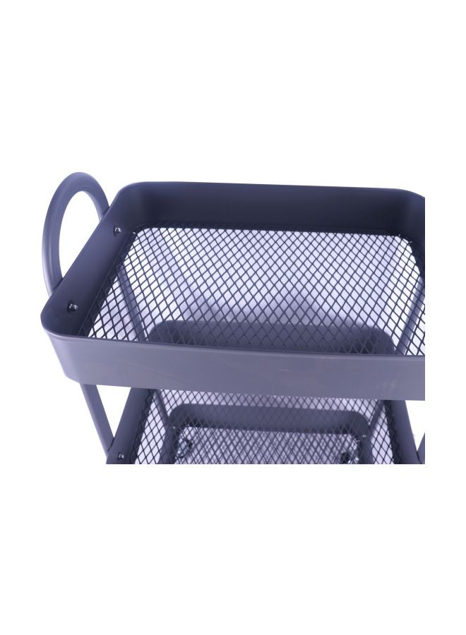 Bin-Shihoun-Abomar - 3 Level Stainless Steel Food Rack Grey 80x40x30cm - Image 1