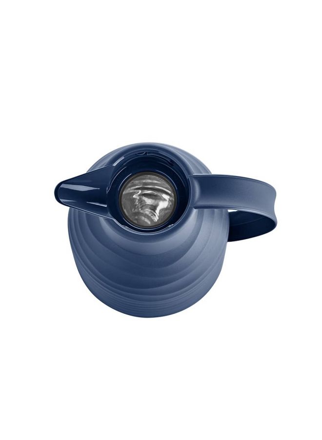 emsa - Meticulously Designed Samba Wave Vacuum Flask Blue 1Liters - Image 1