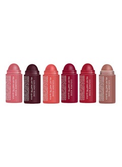 Golden Rose 6-Piece Velvet Matte Lipstick Mix 2 Red  - Image 2
