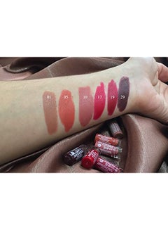 Golden Rose 6-Piece Velvet Matte Lipstick Mix 2 Red  - Image 4