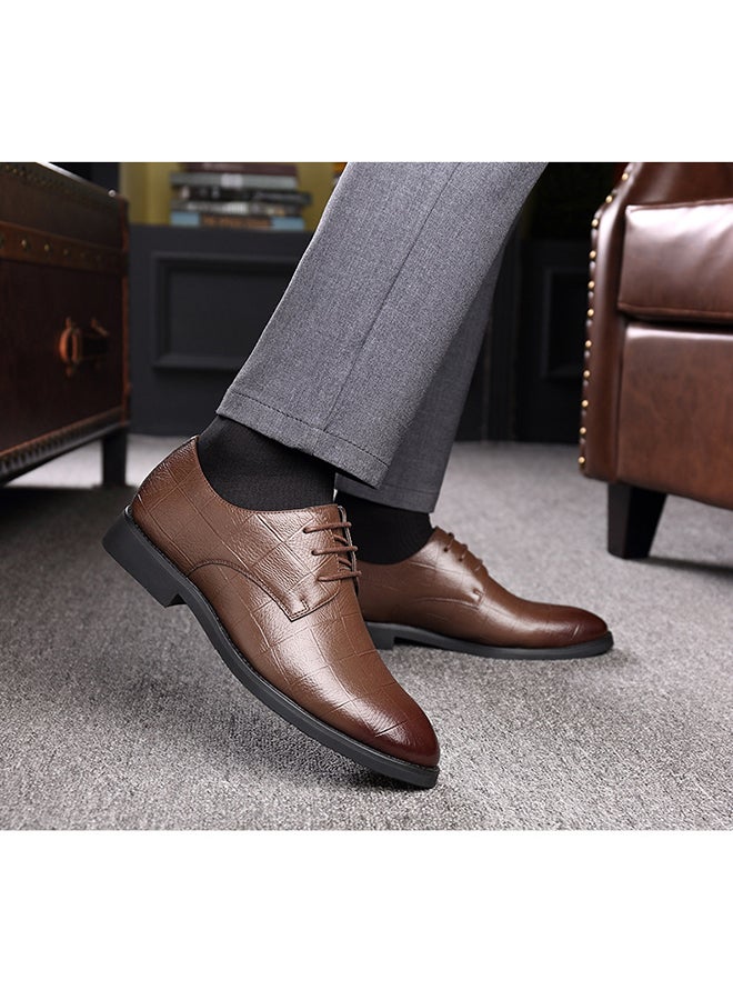 Lace Up Formal Shoes Brown  - Image 3