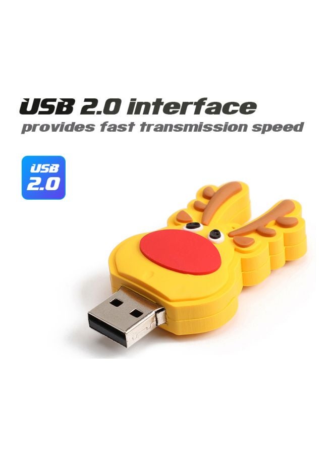 Deer Flash Drive C9463-128GB-1 Yellow/Red - Image 4