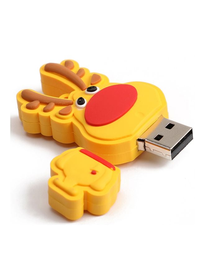 Deer Flash Drive C9463-128GB-1 Yellow/Red - Image 5