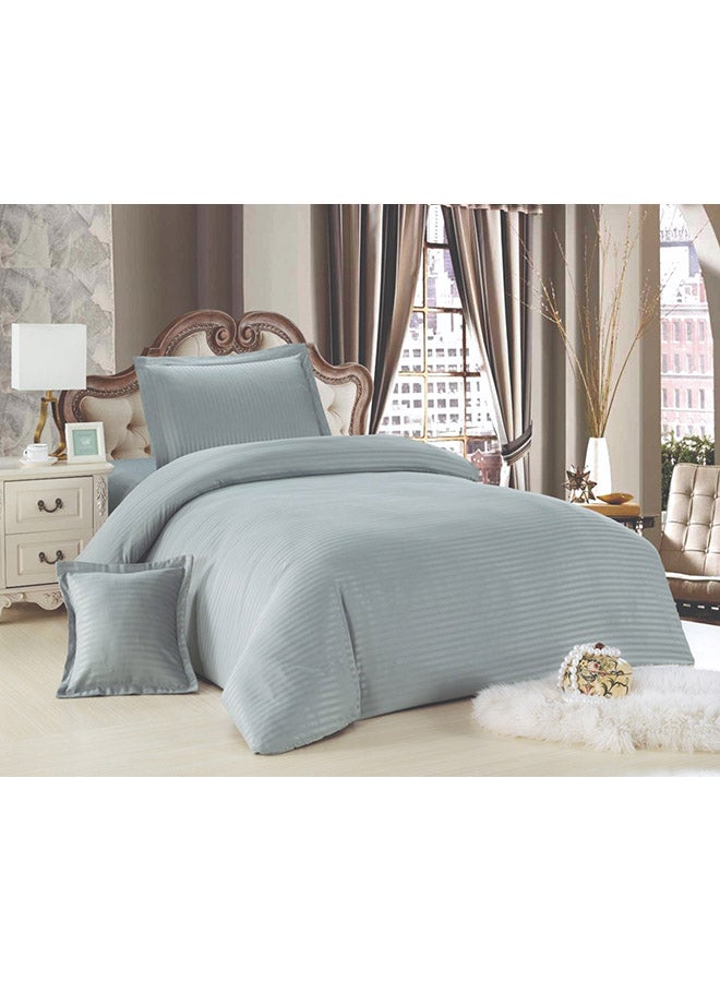 Libai 3 Pieces Hotel Comforter Set Fabric Grey