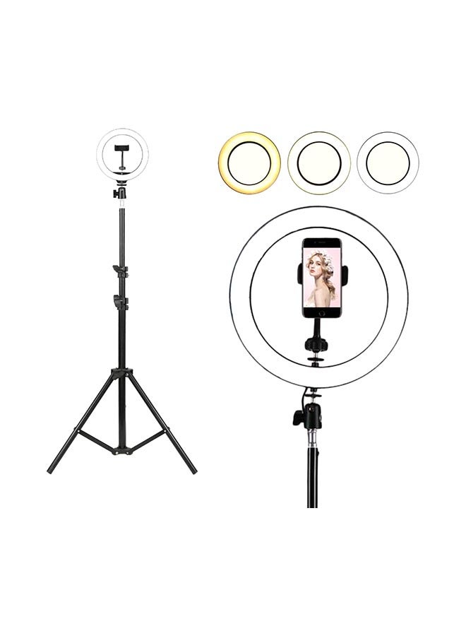 Womdee - Selfie Ring Light With Tripod Stand Black - Image 1