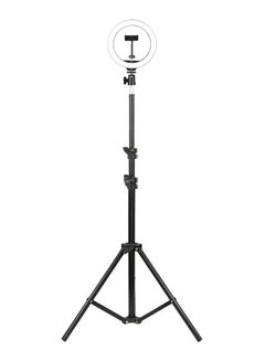 Womdee Selfie Ring Light With Tripod Stand Black  - Image 1