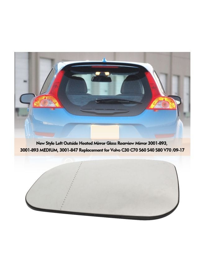 Replacement Left Side Rear-view Mirror For Volvo C30/C70/S60/S40/S80/V70/09-17