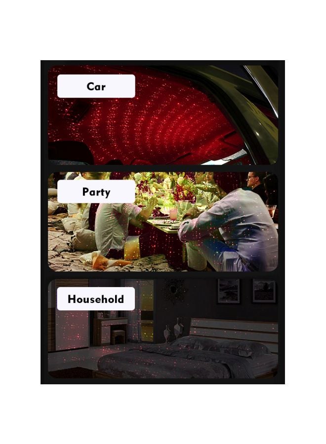 Generic - Car Roof USB Night Galaxy LED Lamp - Image 1