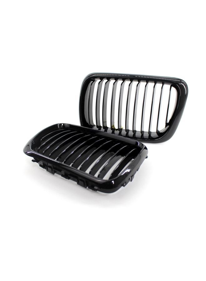 Generic 2-Piece Replacement Front Bumper Hood Kidney Grille For BMW 3-Series E36 M3 1997-1999  - Image 3