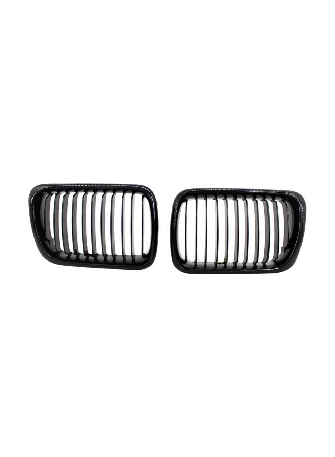 Generic 2-Piece Replacement Front Bumper Hood Kidney Grille For BMW 3-Series E36 M3 1997-1999  - Image 1