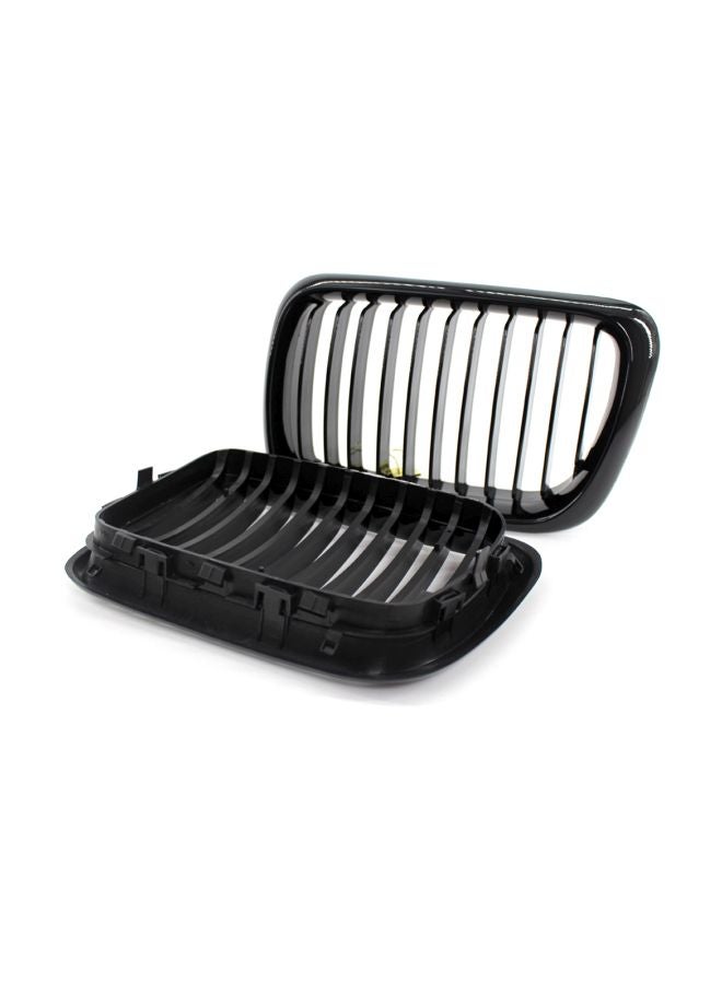 Generic 2-Piece Replacement Front Bumper Hood Kidney Grille For BMW 3-Series E36 M3 1997-1999  - Image 4