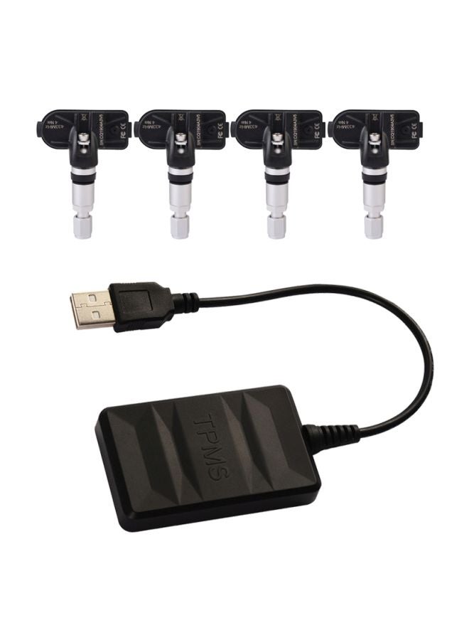 Generic - USB Tire Pressure Monitor For Android Navigation With 4 Sensor Set - Image 1