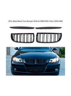 Generic 2-Piece Replacement Front Bumper Racing Grill Set For BMW E90 4  - Image 2