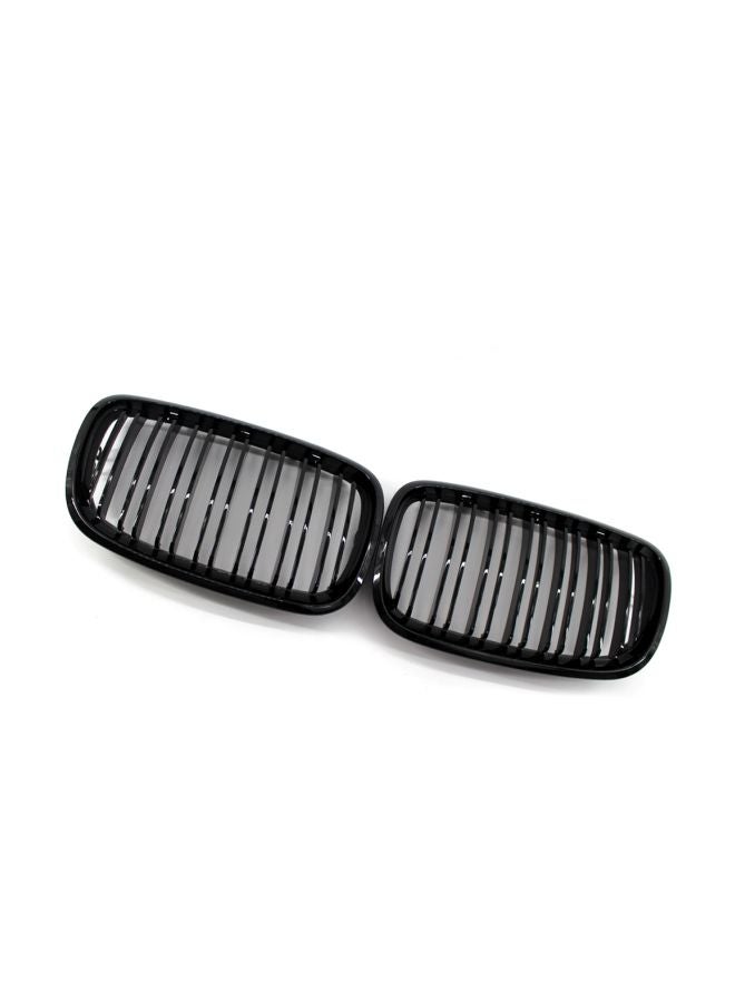 Generic 2-Piece Replacement Front Bumper Racing Grill Set For BMW X5 E70  - Image 4
