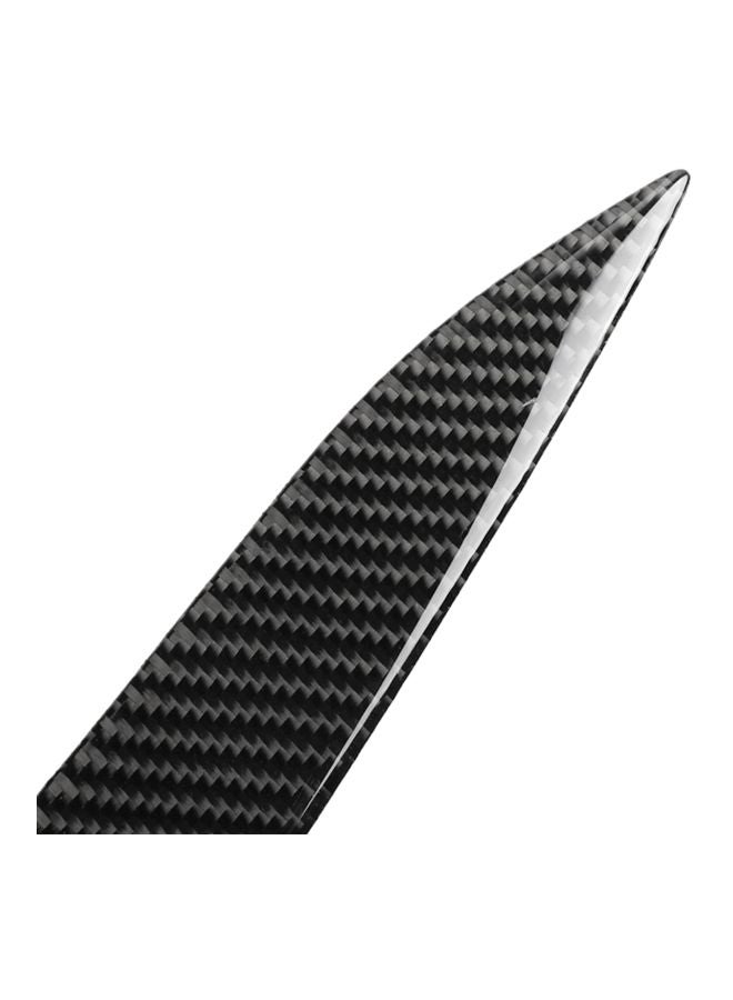 2-Piece Carbon Fiber Headlight Eyebrow Eyelids For BMW F10 5 Series 2010-2013 - Image 3