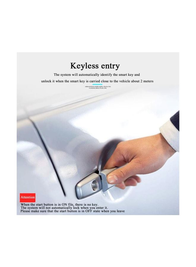 Generic Engine Starts Alarm System With Keyless Entry Remote - Image 2