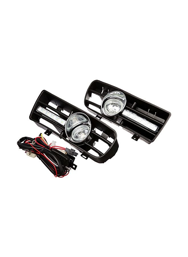 Generic 2-Piece Replacement Front Bumper Lower Grille Set For VW GOLF MK4  - Image 1