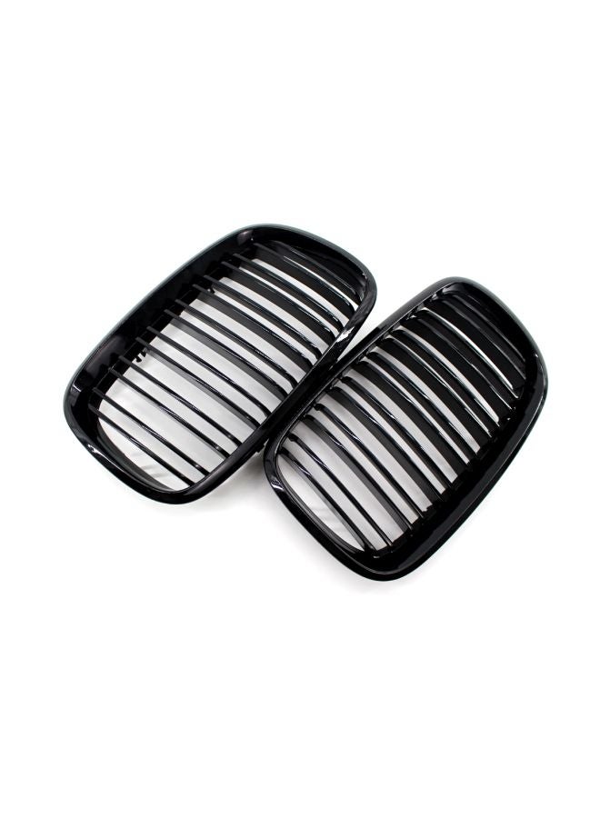 Generic 2-Piece Replacement Front Bumper Racing Grill Set For BMW X5 E70  - Image 3