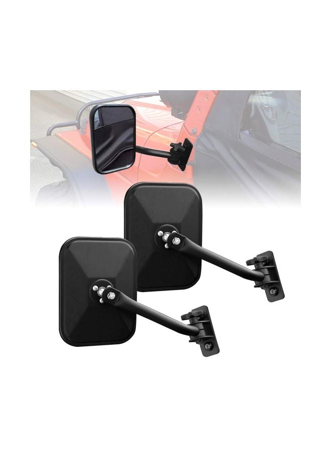 KKmoon - 2-Piece Side View Mirrors For Jeep Wrangler - Image 1