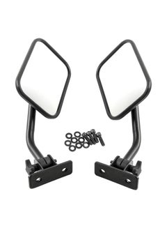 2-Piece Side View Mirrors For Jeep Wrangler