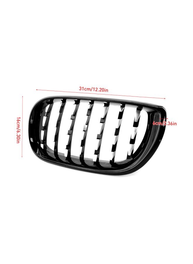 Generic 2-Piece Semi-Plating Front Kidney Grille Fit For BMW E46 3 Series 320i/325i/330xi/325xi  - Image 5