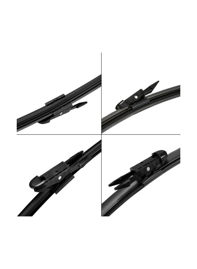 Generic - 3-Piece Front Rear Windshield Wiper Blades For Fiat Grande Punto Set - Image 1