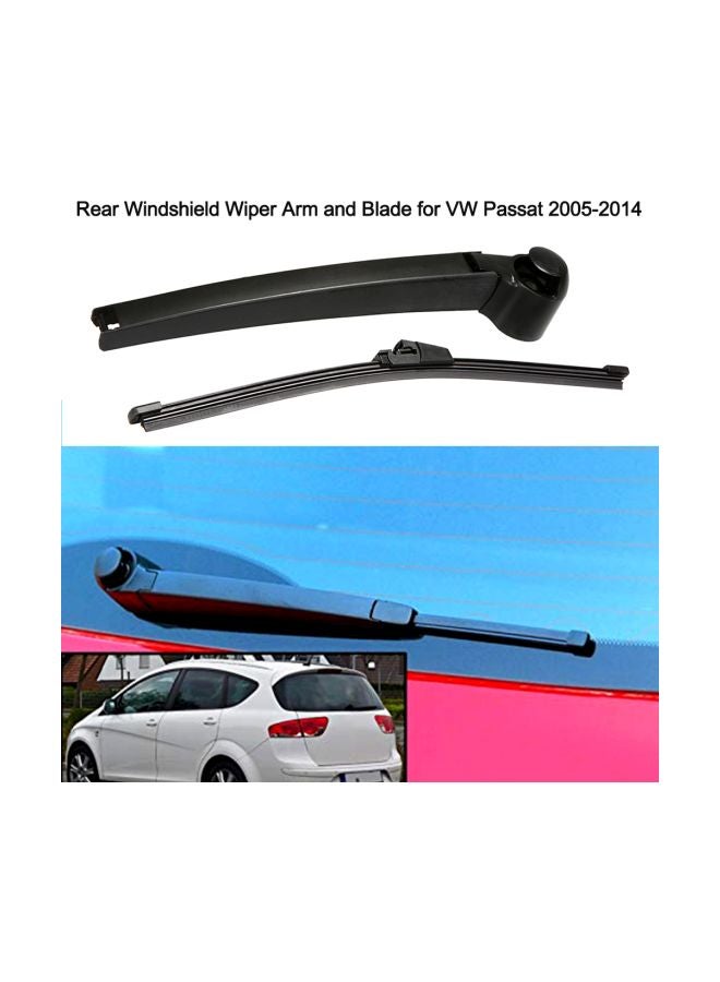 Generic 2-Piece Rear Windshield Wiper Arm And Blade For VW Passat 2005-2014 Set  - Image 2
