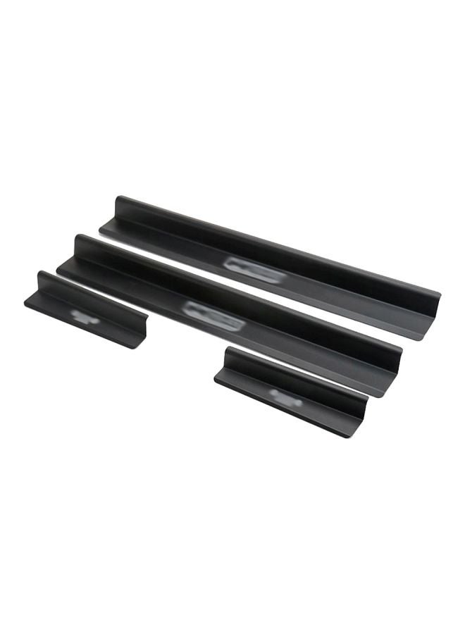 Generic 4-Piece Door Entry Sill Protector Plate Guard For Jeep Wrangler  - Image 1