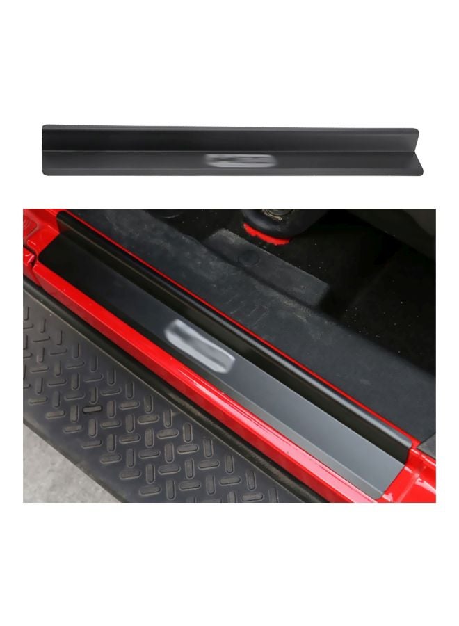 Generic 4-Piece Door Entry Sill Protector Plate Guard For Jeep Wrangler  - Image 5
