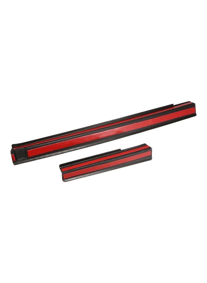 Generic 4-Piece Door Entry Sill Protector Plate Guards For Jeep Wrangler  - Image 4