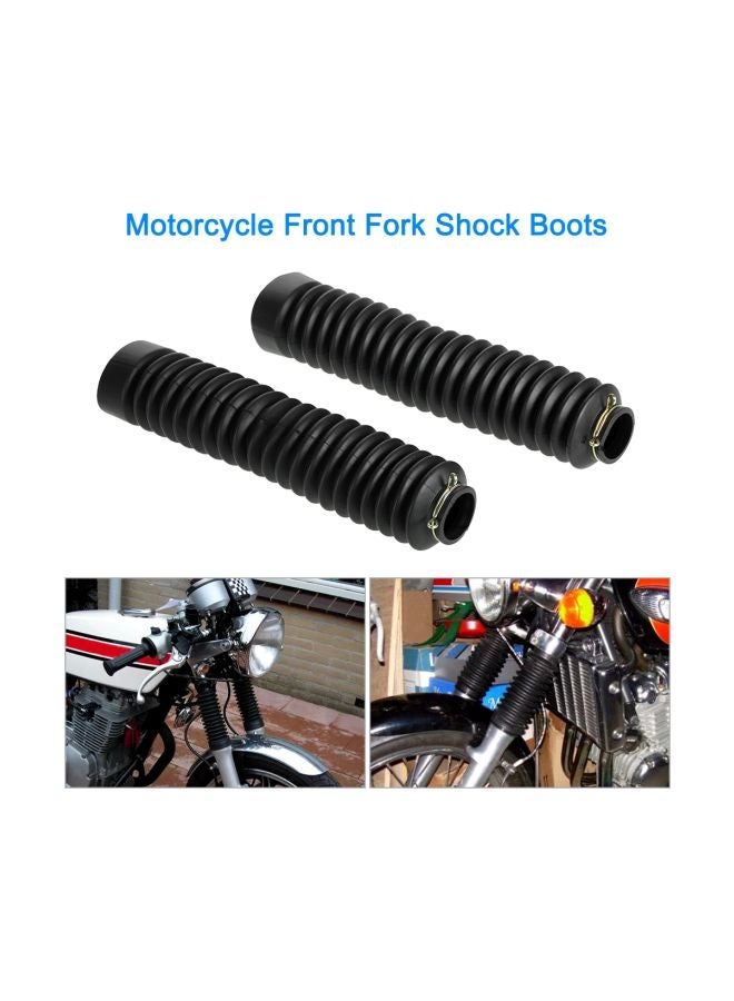 Generic 4-Piece Motorcycle Front Fork Boot Set - Image 5