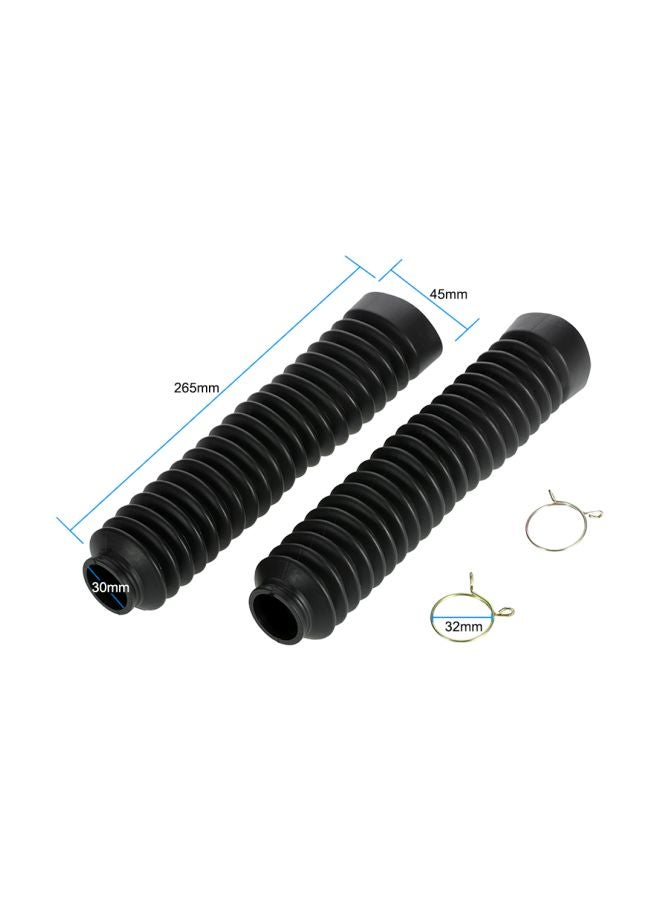 Generic 4-Piece Motorcycle Front Fork Boot Set - Image 4