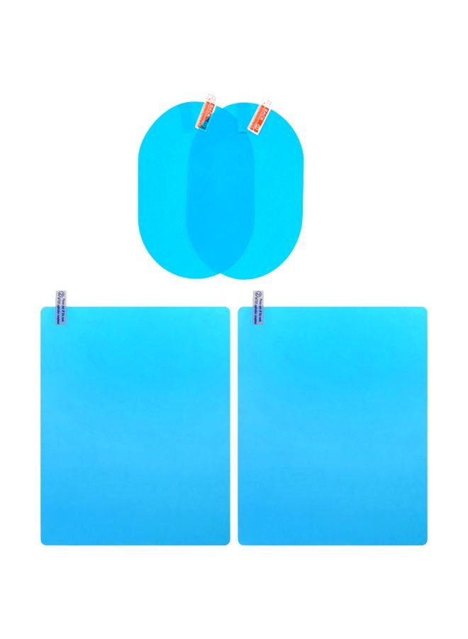 Generic 4-Piece Car Rear View Mirror Side Window Protective Film Set  - Image 1