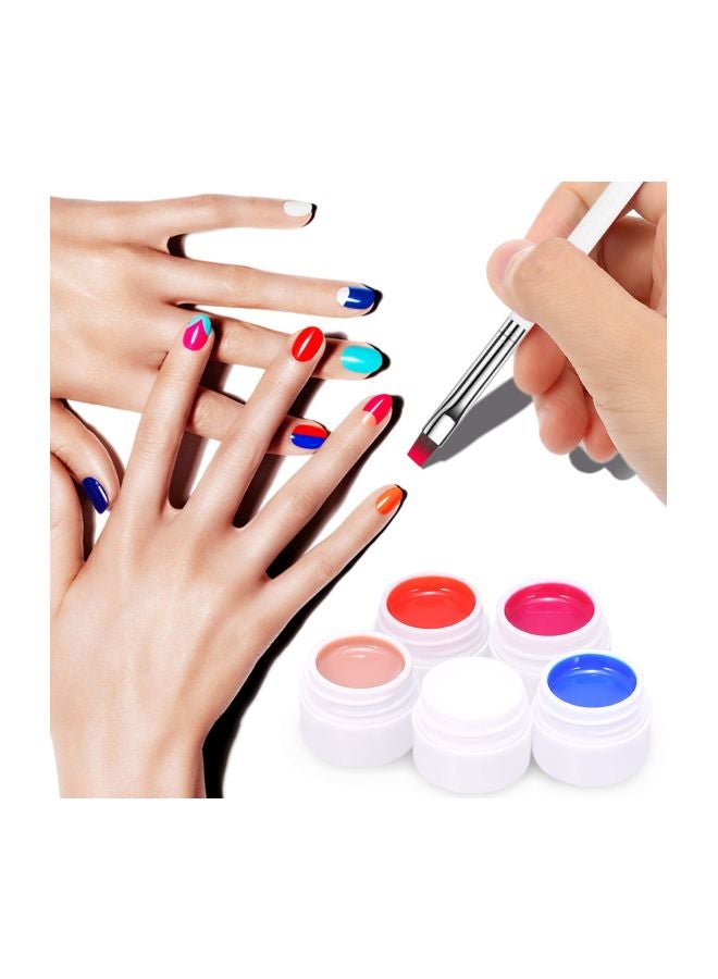 ANSELF 36-Piece Nail Art Colour Set Multicolour - Image 3