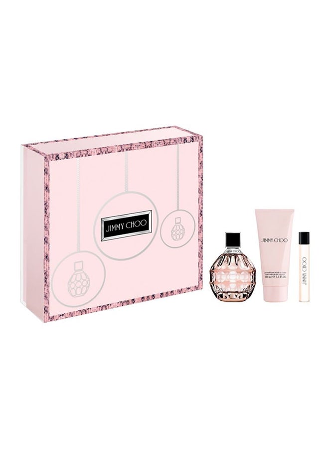 جيمي تشو طقم هدايا ماء عطر من 3 قطع EDP Spray - 100 ml, Body lotion - 100 ml, EDP - 7.5 mlملليلتر