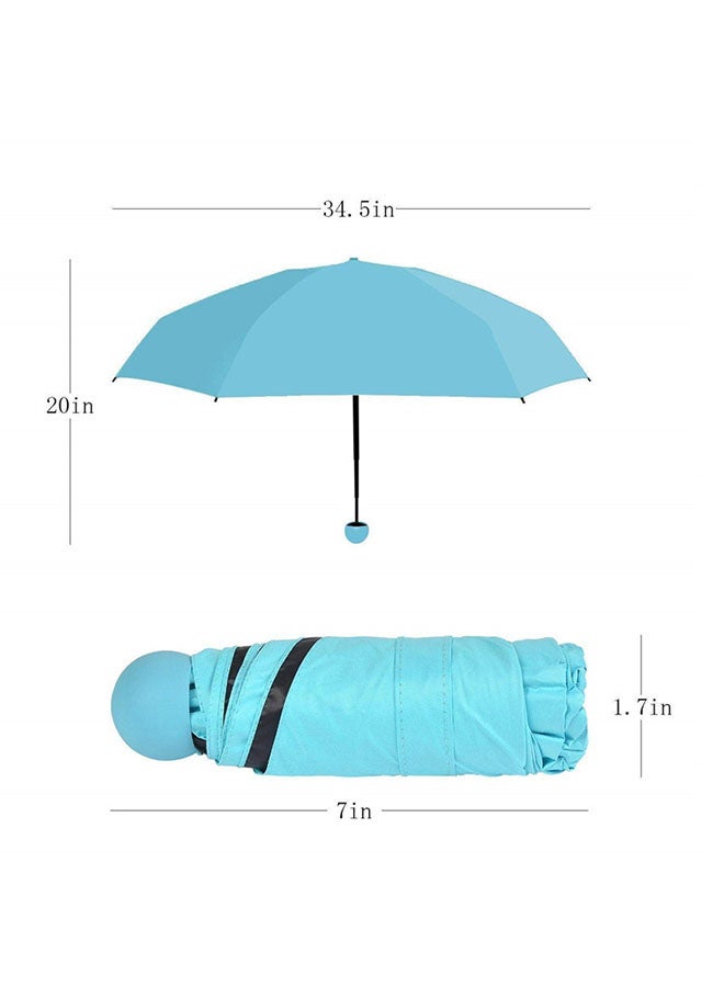 Travel Capsule Umbrella Blue  - Image 4