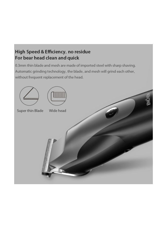 Electric Hair Trimmer Black - Image 2