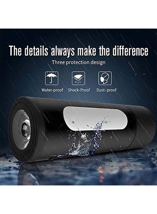 مكبر صوت بلوتوث مقاوم للماء 4×1 مع باور بنك مدمج رمادي/أسود