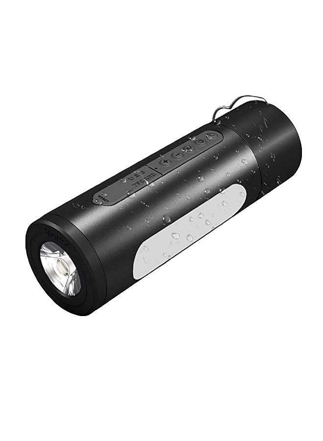 مكبر صوت بلوتوث مقاوم للماء 4×1 مع باور بنك مدمج رمادي/أسود