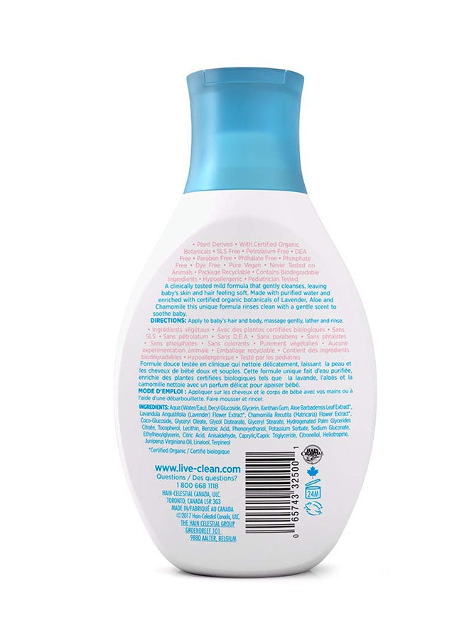 Live Clean Baby Gentle Moisture Tearless Shampoo And Wash - Image 2
