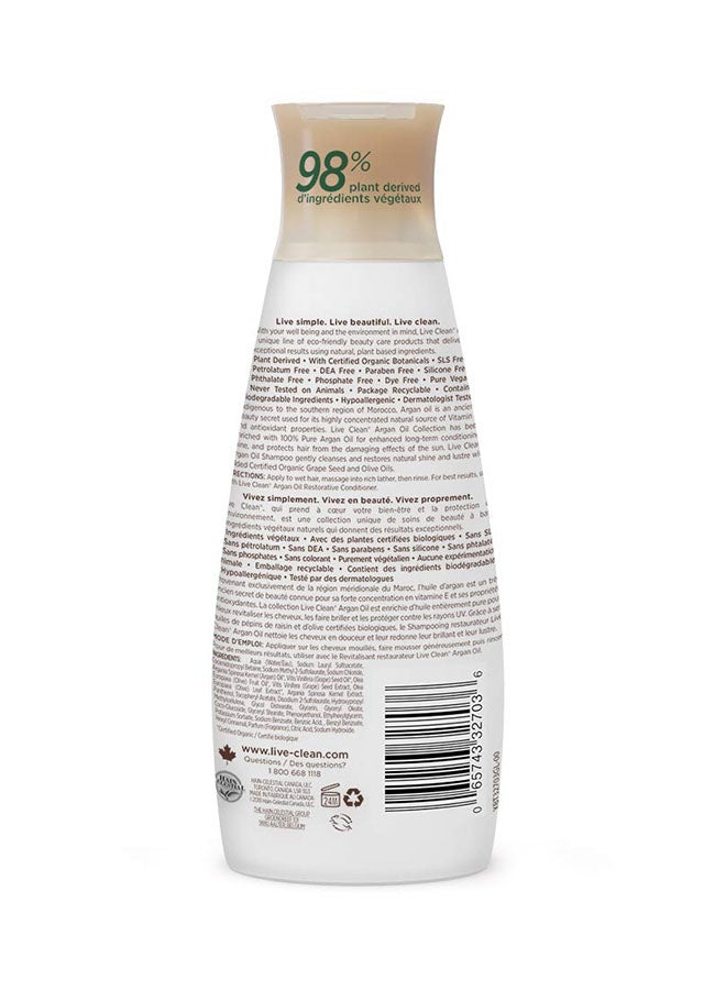 Live Clean Exotic Nectar Argan Oil Restorative Shampoo - Image 2
